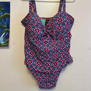 Plus Size Strapless One Piece Swimsuit